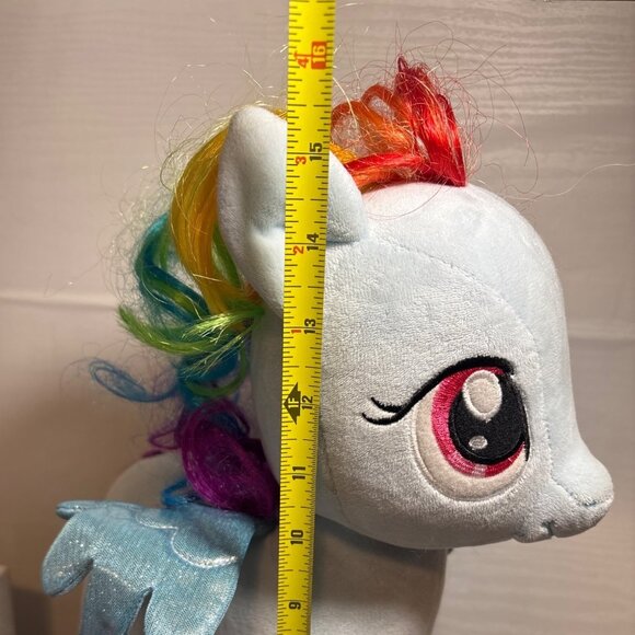 Build A Bear My Little Pony Rainbow Dash Plush Toy Colorful Cape Blue - Picture 15 of 16